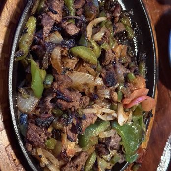 Frida's Restaurante Mexicano signature dishes Frida's Trio PlateSteak FajitasFiesta Chicken Potato